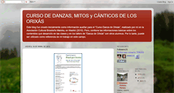 Desktop Screenshot of cursodanzadeorixas.com